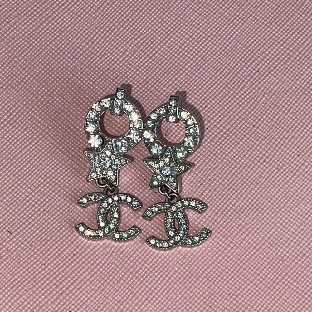 Silver earrings